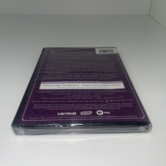Downton Abbey: Season 1-Masterpiece PBS (2010 DVD) Original UK Edition-Sealed - Picture 3 of 4